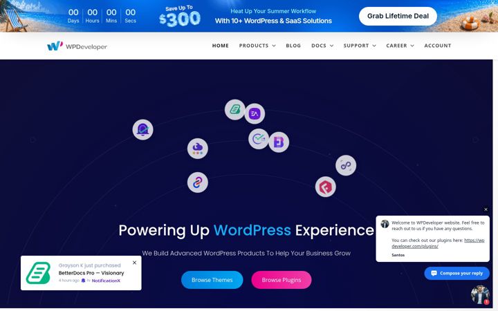 Képernyőkép: wpdeveloper.com