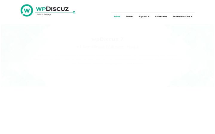 Screenshot of wpdiscuz.com