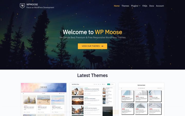 Screenshot of wpmoose.com