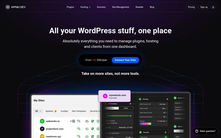 Captură de ecran a wpmudev.com