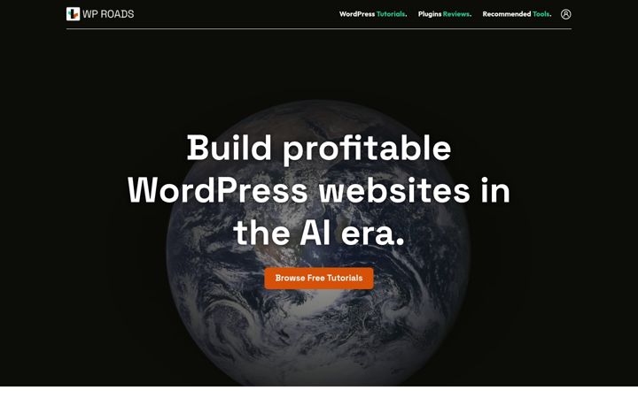 Screenshot ta' wproads.com