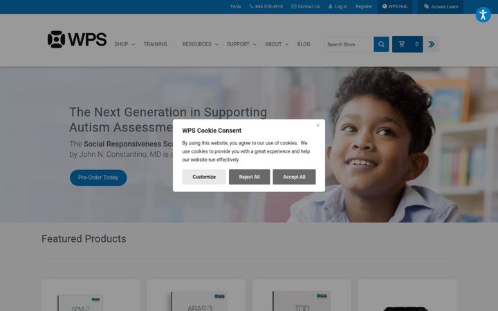 Screenshot of wpspublish.com
