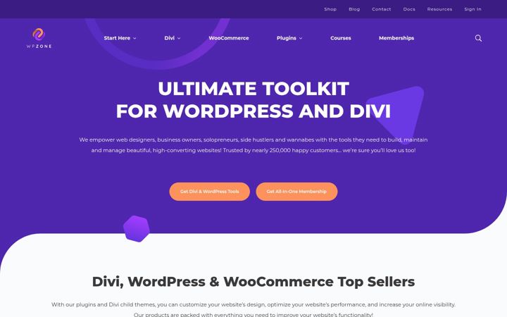 Screenshot of wpzone.co