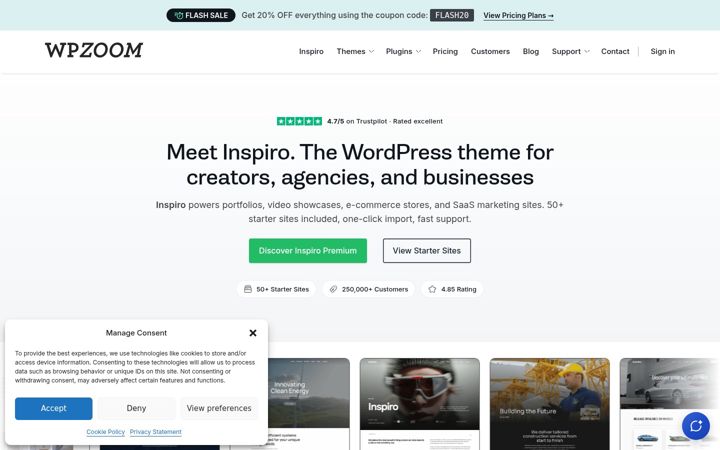 Zrzut ekranu wpzoom.com