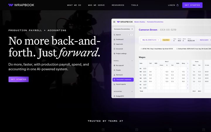 Screenshot of wrapbook.com
