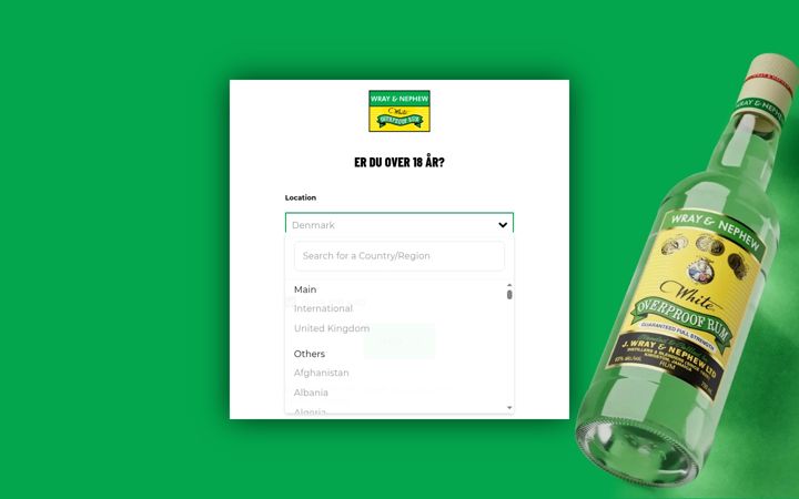 Kuvakaappaus sivustosta wrayandnephew.com