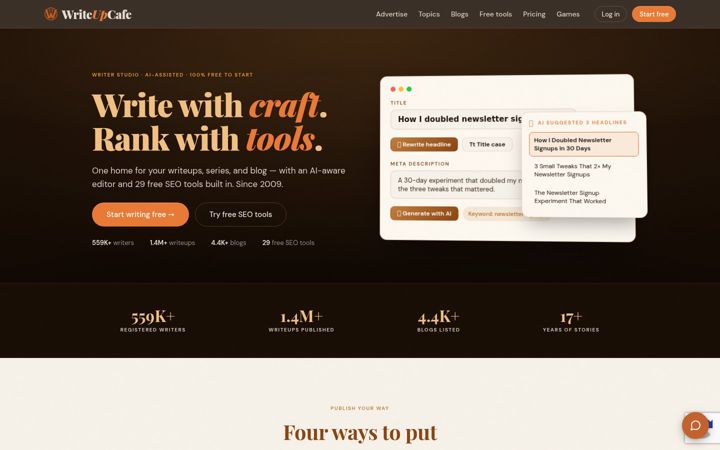 Snímek obrazovky writeupcafe.com