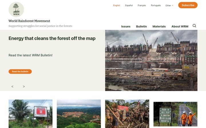 Screenshot of wrm.org.uy