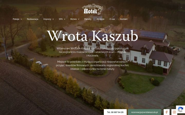 Posnetek zaslona wrotakaszub.pl