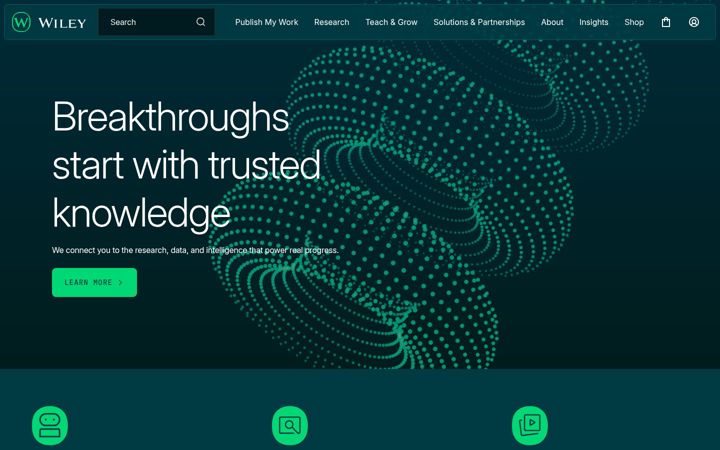 Screenshot of wrox.com