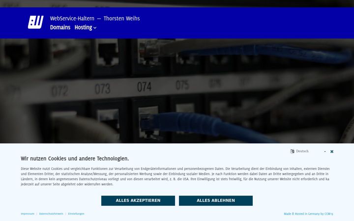 Screenshot of ws-haltern.de