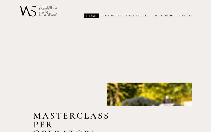 Kuvakaappaus sivustosta wsacademy.it