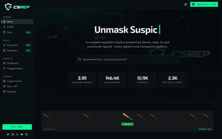 Screenshot of wsteamcommunity.com