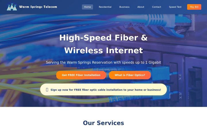 Screenshot of wstel.com