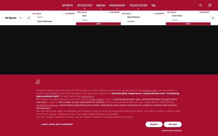 Screenshot di wsucougars.com