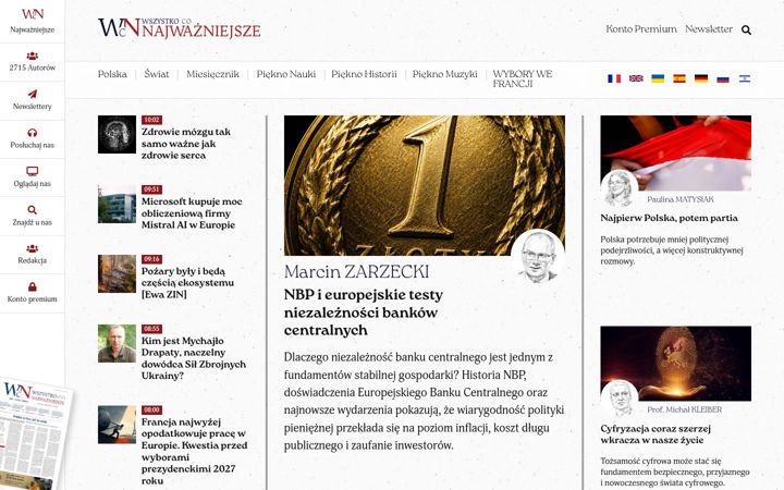 Screenshot of wszystkoconajwazniejsze.pl