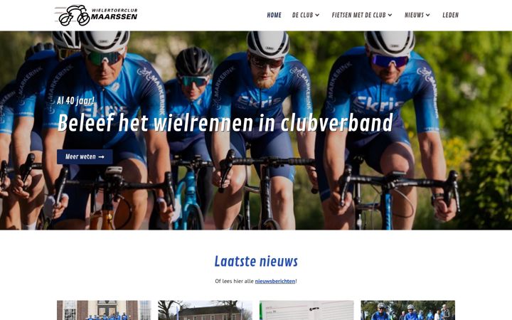 Screenshot of wtcmaarssen.nl
