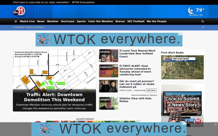 Screenshot of wtok.com