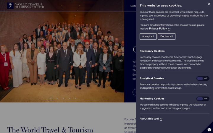 Skjámynd af wttc.org