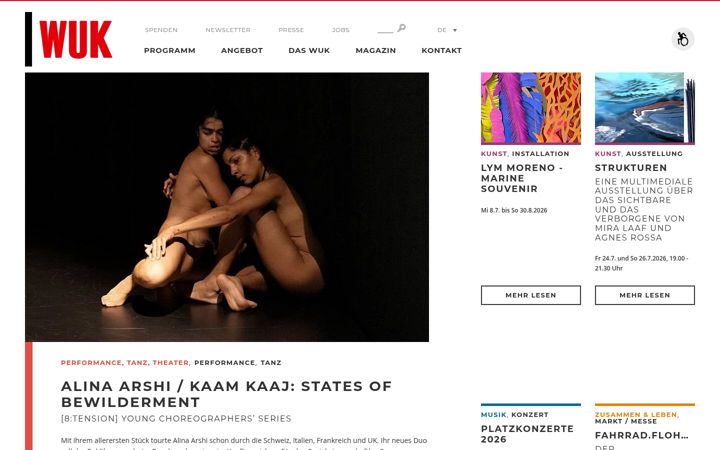 Screenshot of wuk.at