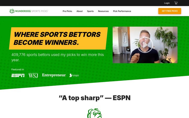 Screenshot of wunderdog.com