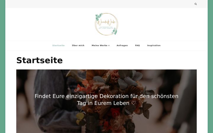 Posnetek zaslona wunderwerke-mietdekoration.de