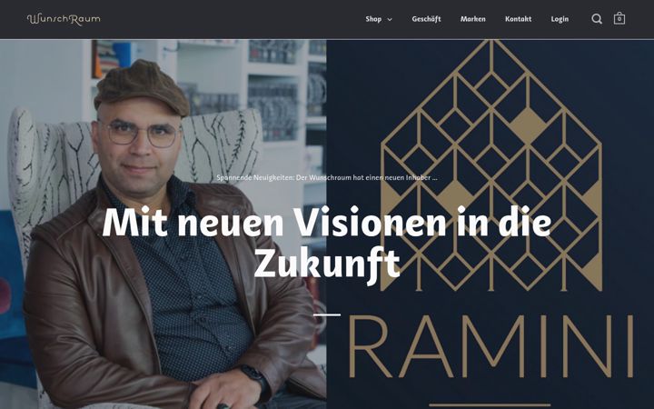 Screenshot of wunschraum.wien