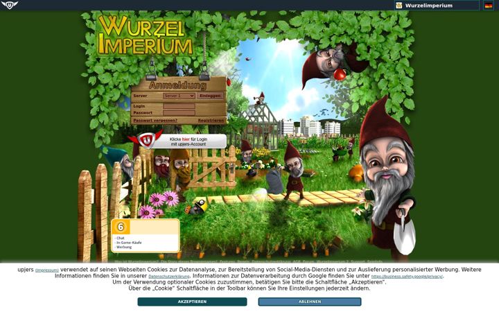 Screenshot of wurzelimperium.de