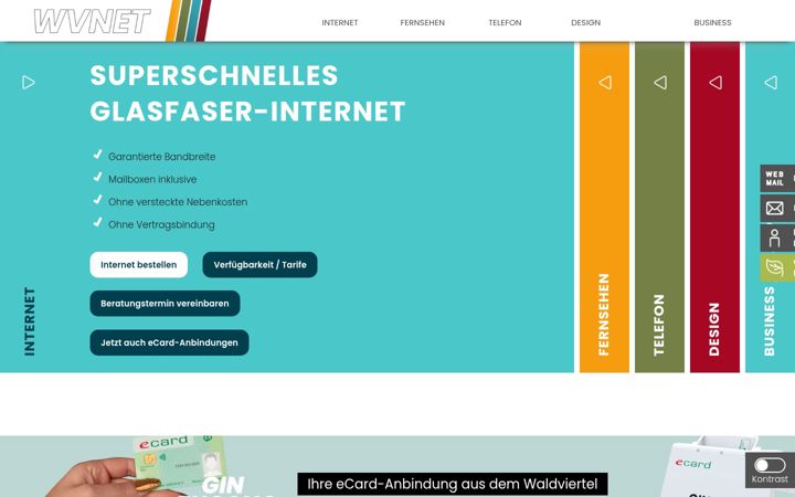 Screenshot of wvnet.at