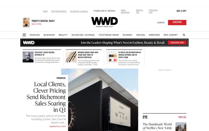 Snímek obrazovky wwd.com