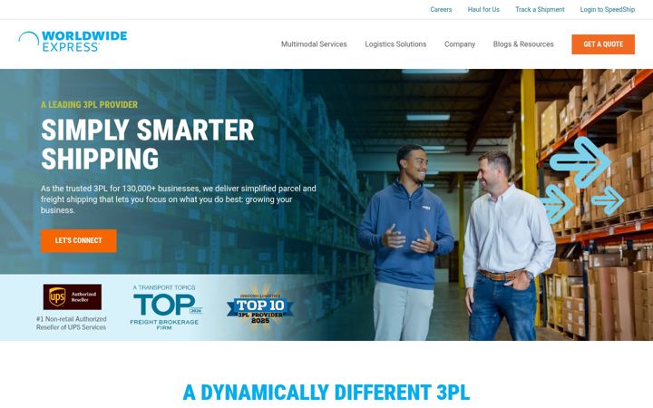 Screenshot stránky wwex.com