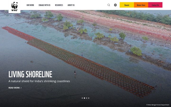 Screenshot of wwfindia.org