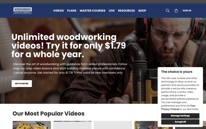 Screenshot of wwgoa.com