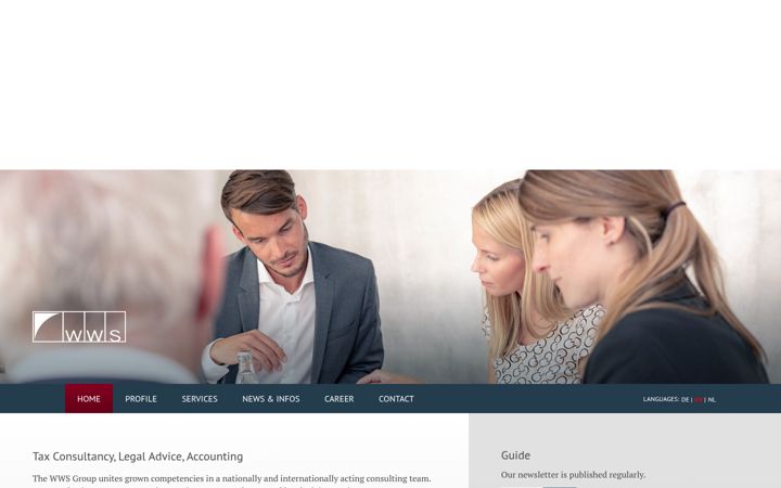 Screenshot of wws-gruppe.de