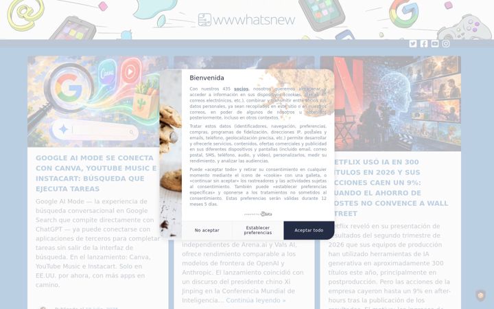 Screenshot of wwwhatsnew.com