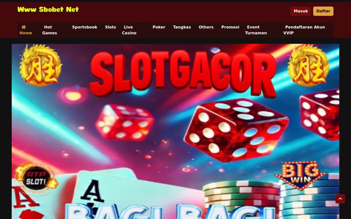 Screenshot of wwwsbobetcom.net
