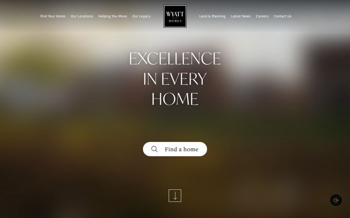 Screenshot von wyatthomes.co.uk