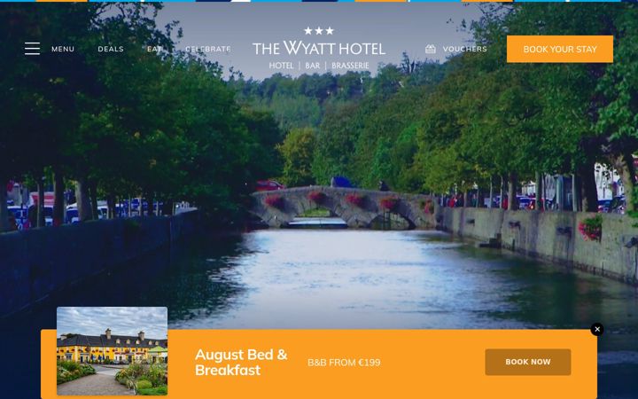 Ekrānuzņēmums no wyatthotel.com