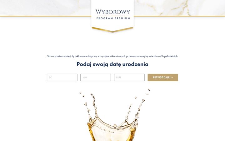Snimka zaslona za wyborowyprogram.pl