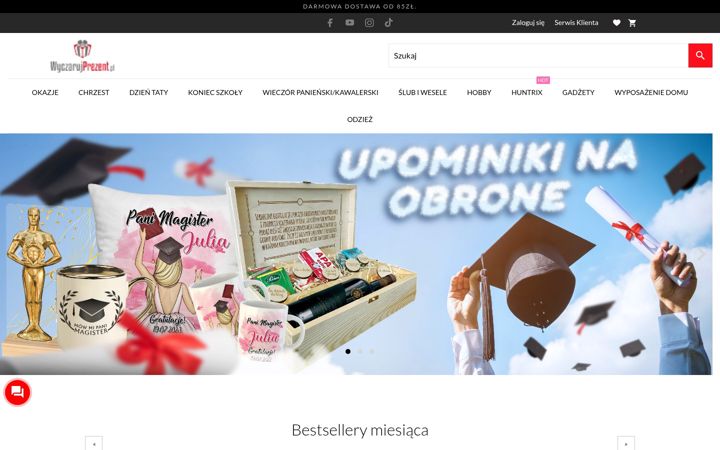 Screenshot of wyczarujprezent.pl