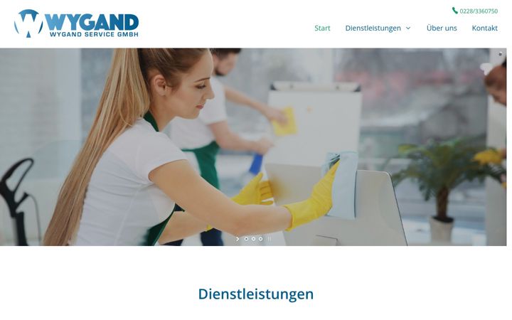Screenshot of wygand-service.de