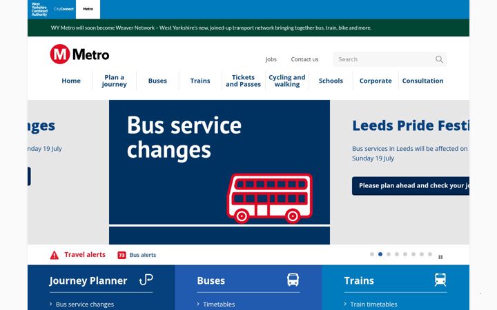 Screenshot of wymetro.com