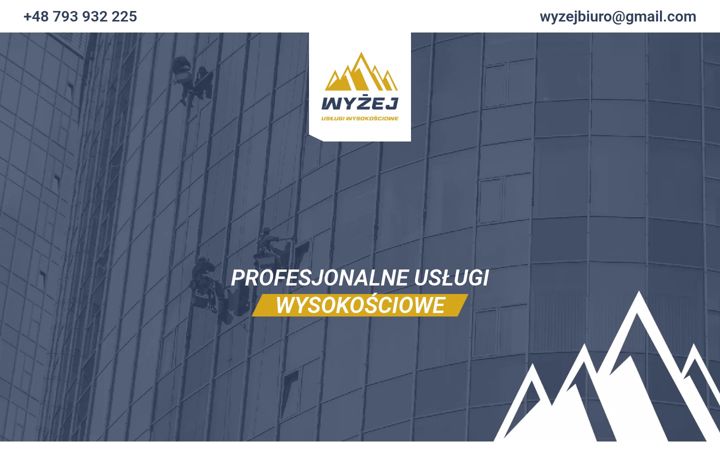 Screenshot von wyzej.com.pl