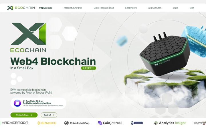 Screenshot of x1eco.com