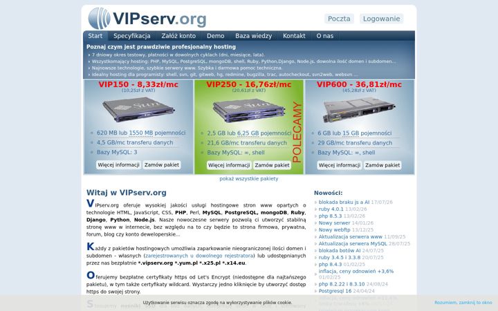 Screenshot of x25.pl