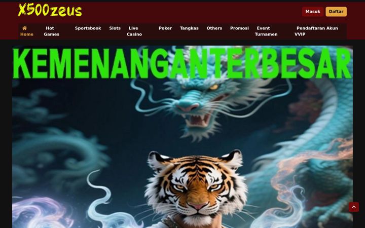 Snimka zaslona za x500zeus.com