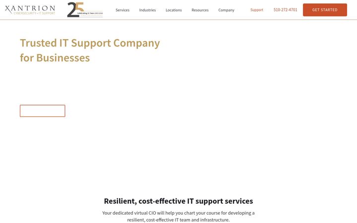 Screenshot of xantrion.com