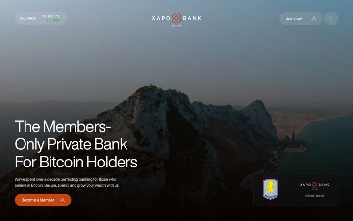 Screenshot of xapobank.com