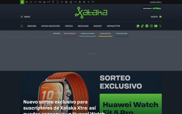 Screenshot of xataka.com