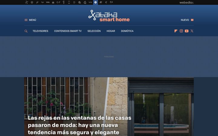 Screenshot of xatakahome.com